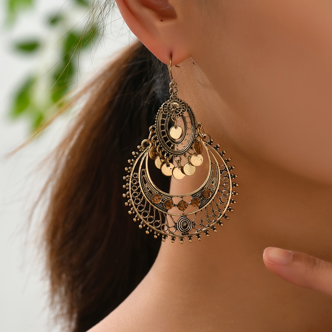 Retro Bohemian Dangle Earrings for Women